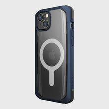 Заредете изображение във визуализатора на галерията – Raptic X-Doria Secure Case iPhone 14 with MagSafe armored blue cover - TopMag
