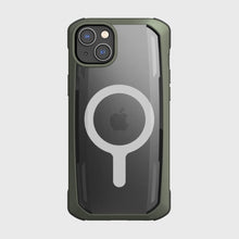 Заредете изображение във визуализатора на галерията – Raptic X-Doria Secure Case iPhone 14 Plus with MagSafe armored cover green - TopMag
