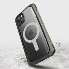 Заредете изображение във визуализатора на галерията – Raptic X-Doria Secure Case iPhone 14 Plus with MagSafe armored cover green - TopMag
