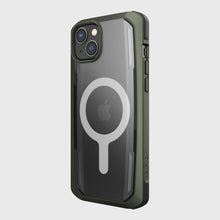 Заредете изображение във визуализатора на галерията – Raptic X-Doria Secure Case iPhone 14 Plus with MagSafe armored cover green - TopMag
