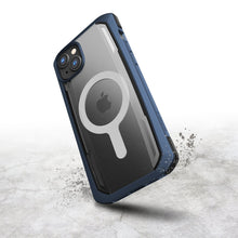 Заредете изображение във визуализатора на галерията – Raptic X-Doria Secure Case for iPhone 14 Pro with MagSafe armored cover blue - TopMag
