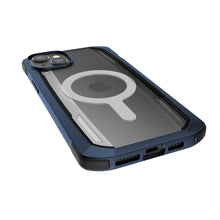 Заредете изображение във визуализатора на галерията – Raptic X-Doria Secure Case for iPhone 14 Pro with MagSafe armored cover blue - TopMag
