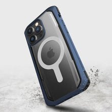 Заредете изображение във визуализатора на галерията – Raptic X-Doria Secure Case for iPhone 14 Pro with MagSafe armored cover blue - TopMag
