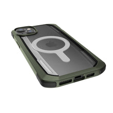 Заредете изображение във визуализатора на галерията – Raptic X-Doria Secure Case for iPhone 14 Pro Max with MagSafe armored cover green - TopMag
