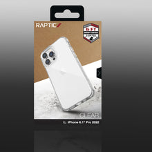 Заредете изображение във визуализатора на галерията – Raptic X-Doria Clear Case iPhone 14 Pro armored clear cover - TopMag
