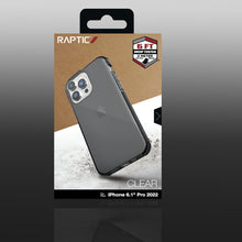 Заредете изображение във визуализатора на галерията – Raptic X-Doria Clear Case iPhone 14 Pro armored cover gray - TopMag
