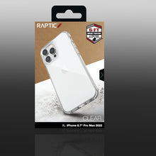 Заредете изображение във визуализатора на галерията – Raptic X-Doria Clear Case iPhone 14 Pro Max armored clear cover - TopMag
