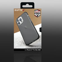 Заредете изображение във визуализатора на галерията – Raptic X-Doria Clear Case iPhone 14 Pro Max armored cover black - TopMag
