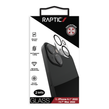 Заредете изображение във визуализатора на галерията – Raptic X-Doria Camera Protector Glass 2x iPhone 14 tempered glass for camera camera lens
