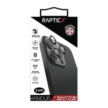 Заредете изображение във визуализатора на галерията – Raptic X-Doria Armor Camera Glass iPhone 14 Pro Max tempered glass for the rear camera - TopMag

