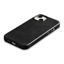Заредете изображение във визуализатора на галерията – iCarer Oil Wax Premium Leather Case iPhone 14 Magnetic Leather Case with MagSafe Black (WMI14220701-BK) - TopMag
