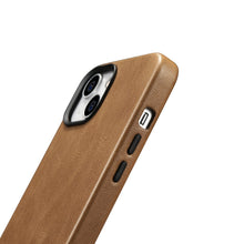Заредете изображение във визуализатора на галерията – iCarer Oil Wax Premium Leather Case iPhone 14 Magnetic Leather Case with MagSafe Brown (WMI14220701-TN) - TopMag
