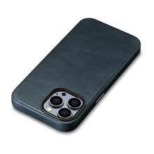 Заредете изображение във визуализатора на галерията – iCarer Oil Wax Premium Leather Case iPhone 14 Pro Magnetic Leather Case with MagSafe Dark Blue (WMI14220702-BU) - TopMag
