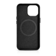 Заредете изображение във визуализатора на галерията – iCarer Oil Wax Premium Leather Case Leather Case for iPhone 14 Pro Max Magnetic with MagSafe black (WMI14220704-BK) - TopMag
