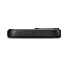 Заредете изображение във визуализатора на галерията – iCarer Case Leather Genuine Leather Case Cover for iPhone 14 Black (WMI14220705-BK) (MagSafe Compatible) - TopMag
