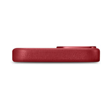 Заредете изображение във визуализатора на галерията – iCarer Case Leather genuine leather case cover for iPhone 14 red (WMI14220705-RD) (MagSafe Compatible) - TopMag

