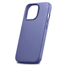 Заредете изображение във визуализатора на галерията – iCarer Case Leather Genuine Leather Case Cover for iPhone 14 Pro Light Purple (WMI14220706-LP) (MagSafe Compatible) - TopMag
