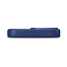 Заредете изображение във визуализатора на галерията – iCarer Case Leather Genuine Leather Case Cover for iPhone 14 Pro Blue (WMI14220706-BU) (MagSafe Compatible) - TopMag
