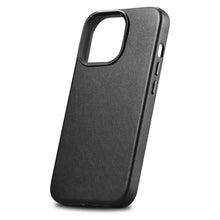 Заредете изображение във визуализатора на галерията – iCarer Case Leather Genuine Leather Case Cover for iPhone 14 Pro Max Black (WMI14220708-BK) (MagSafe Compatible) - TopMag
