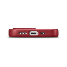 Заредете изображение във визуализатора на галерията – iCarer Case Leather Genuine leather cover for iPhone 14 Pro Max red (WMI14220708-RD) (MagSafe Compatible) - TopMag
