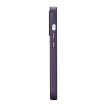 Заредете изображение във визуализатора на галерията – iCarer Case Leather Genuine Leather Case Cover for iPhone 14 Pro Max Dark Purple (WMI14220708-DP) (MagSafe Compatible) - TopMag
