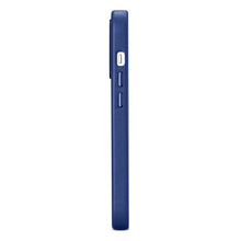 Заредете изображение във визуализатора на галерията – iCarer Case Leather Genuine Leather Case Cover for iPhone 14 Pro Max Blue (WMI14220708-BU) (MagSafe Compatible) - TopMag
