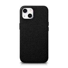 Заредете изображение във визуализатора на галерията – iCarer Litchi Premium Leather Case iPhone 14 Magnetic Leather Case with MagSafe Black (WMI14220709-BK) - TopMag
