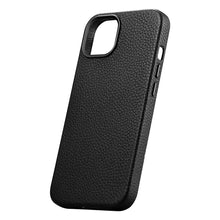 Заредете изображение във визуализатора на галерията – iCarer Litchi Premium Leather Case iPhone 14 Magnetic Leather Case with MagSafe Black (WMI14220709-BK) - TopMag
