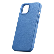 Заредете изображение във визуализатора на галерията – iCarer Litchi Premium Leather Case iPhone 14 Magnetic Leather Case with MagSafe light blue (WMI14220709-LB) - TopMag
