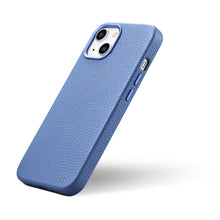 Заредете изображение във визуализатора на галерията – iCarer Litchi Premium Leather Case iPhone 14 Magnetic Leather Case with MagSafe light blue (WMI14220709-LB) - TopMag
