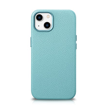 Заредете изображение във визуализатора на галерията – iCarer Litchi Premium Leather Case iPhone 14 Magnetic Leather Case with MagSafe Green (WMI14220709-GN) - TopMag

