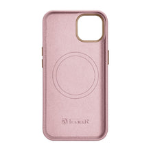 Заредете изображение във визуализатора на галерията – iCarer Litchi Premium Leather Case iPhone 14 Magnetic Leather Case with MagSafe pink (WMI14220709-PK) - TopMag
