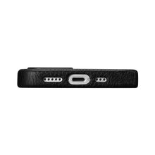 Заредете изображение във визуализатора на галерията – iCarer Litchi Premium Leather Case iPhone 14 Pro Magnetic Leather Case with MagSafe Black (WMI14220710-BK) - TopMag
