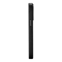 Заредете изображение във визуализатора на галерията – iCarer Litchi Premium Leather Case iPhone 14 Pro Magnetic Leather Case with MagSafe Black (WMI14220710-BK) - TopMag
