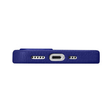 Заредете изображение във визуализатора на галерията – iCarer Litchi Premium Leather Case iPhone 14 Pro Magnetic Leather Case with MagSafe Dark Blue (WMI14220710-DB) - TopMag
