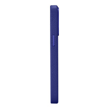 Заредете изображение във визуализатора на галерията – iCarer Litchi Premium Leather Case iPhone 14 Pro Magnetic Leather Case with MagSafe Dark Blue (WMI14220710-DB) - TopMag
