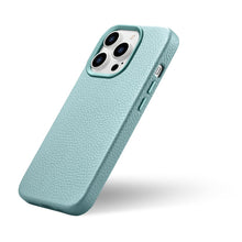 Заредете изображение във визуализатора на галерията – iCarer Litchi Premium Leather Case iPhone 14 Pro Magnetic Leather Case with MagSafe Green (WMI14220710-GN) - TopMag
