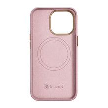 Заредете изображение във визуализатора на галерията – iCarer Litchi Premium Leather Case iPhone 14 Pro Magnetic Leather Case with MagSafe pink (WMI14220710-PK) - TopMag
