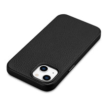 Заредете изображение във визуализатора на галерията – iCarer Litchi Premium Leather Case iPhone 14 Plus Magnetic Leather Case with MagSafe Black (WMI14220711-BK) - TopMag
