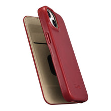 Заредете изображение във визуализатора на галерията – iCarer CE Oil Wax Premium Leather Folio Case Leather Case for iPhone 14 Flip Magnetic MagSafe Red (AKI14220705-RD) - TopMag
