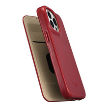 Заредете изображение във визуализатора на галерията – iCarer CE Oil Wax Premium Leather Folio Case Leather Case for iPhone 14 Pro Flip Magnetic MagSafe Red (AKI14220706-RD) - TopMag
