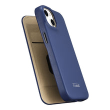 Заредете изображение във визуализатора на галерията – iCarer CE Premium Leather Folio Case iPhone 14 Flip Magnetic MagSafe Blue (WMI14220713-BU) - TopMag

