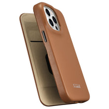 Заредете изображение във визуализатора на галерията – iCarer CE Premium Leather Folio Case iPhone 14 Pro Max Flip Magnetic MagSafe Leather Case Brown (WMI14220716-BN) - TopMag
