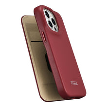 Заредете изображение във визуализатора на галерията – iCarer CE Premium Leather Folio Case for iPhone 14 Pro Max Flip Magnetic MagSafe Red (WMI14220716-RD) - TopMag
