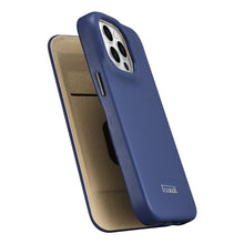 Заредете изображение във визуализатора на галерията – iCarer CE Premium Leather Folio Case for iPhone 14 Pro Max Flip Magnetic MagSafe Blue (WMI14220716-BU) - TopMag
