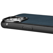 Заредете изображение във визуализатора на галерията – iCarer Leather Oil Wax case with genuine leather for iPhone 14 Plus (MagSafe compatible) blue (WMI14220719-BU) - TopMag
