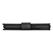 Заредете изображение във визуализатора на галерията – iCarer Oil Wax Wallet Case 2in1 iPhone 14 Pro Flip Leather Cover Anti-RFID black (WMI14220722-BK) - TopMag
