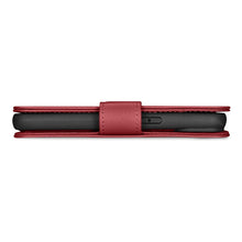 Заредете изображение във визуализатора на галерията – iCarer Wallet Case 2in1 iPhone 14 Pro Flip Leather Cover Anti-RFID red (WMI14220726-RD) - TopMag
