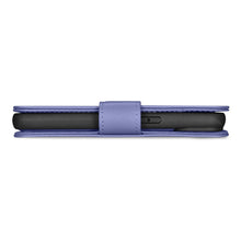 Заредете изображение във визуализатора на галерията – iCarer Wallet Case 2in1 iPhone 14 Pro Max Flip Leather Cover Anti-RFID Light Violet (WMI14220728-LP) - TopMag
