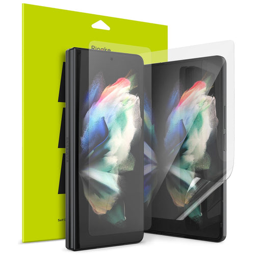 Ringke Dual Easy Film Front and Back Screen Protector for Samsung Galaxy Z Fold4 (D2E047) - TopMag